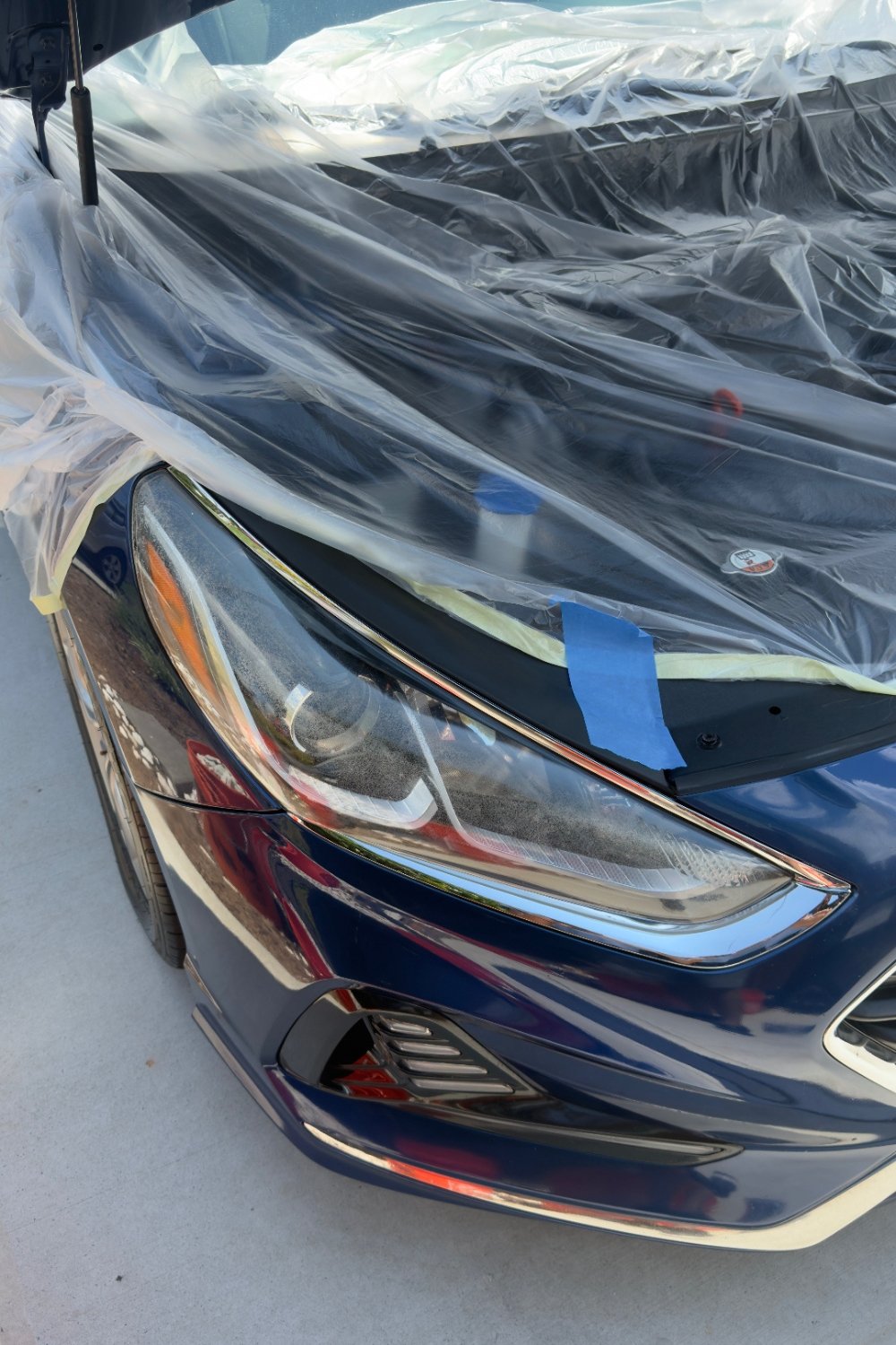 Headlight restoration project 1 before service